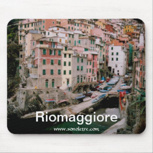 Riomaggiore Panoramic View Mousepad Musmatta