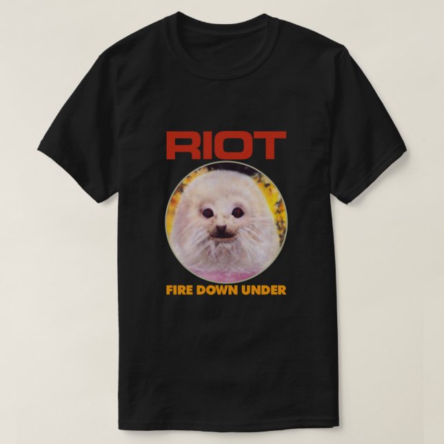 Riot Fire down under T Shirt (Design framsida)