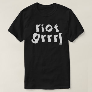 Riot Grrl Feminist Girl Punk Music från 90-talet T Shirt