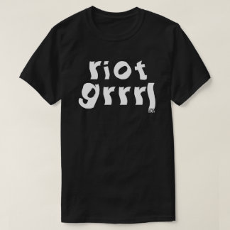 Riot Grrl Feminist Girl Punk Music från 90-talet T Shirt