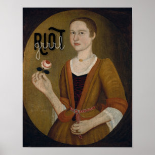 Riot Grrrl Girl Poster