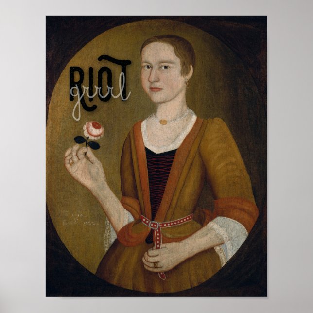 Riot Grrrl Girl Poster (Framsidan)