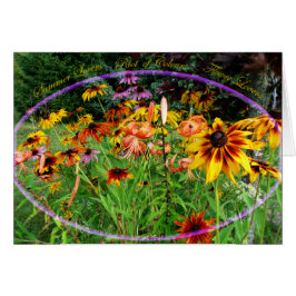 Riot-of-Färg-Garden Hälsningskort