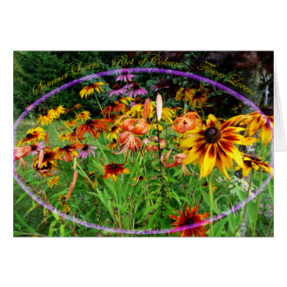 Riot-of-Färg-Garden Hälsningskort