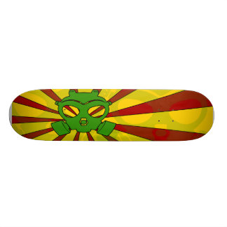 RiotCore Rasta maskerar skridskodäcket Skateboard Bräda 21,5 Cm