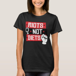 RIOTER SOM INTE DIETS T SHIRT