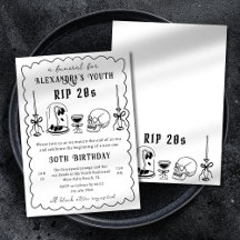 RIP 20:s Doodle Scribble Funeral 30års födelsedag