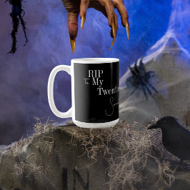 RIP 20: Svartvit 30års födelsedag Kaffemugg