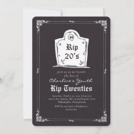 RIP 20-talets inbjudan till Black 30års födelsedag
