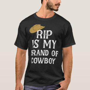 Rip är mitt varumärke i Cowboy Yellowstone Essenti T Shirt