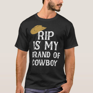 Rip är mitt varumärke i Cowboy Yellowstone Essenti T Shirt
