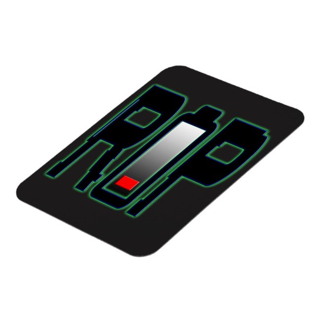 RIP Batteriet Flexible Photo Magnet (Vänstra Sidan)