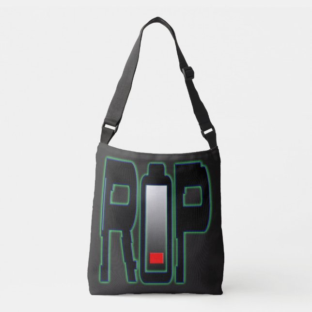 RIP Battery All-over-Print Tote Axelväska (Framsida)