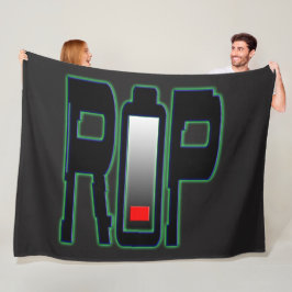 RIP Battery Fleece Blanket, alla storlekar