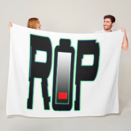 RIP Battery Fleece Blanket, alla storlekar