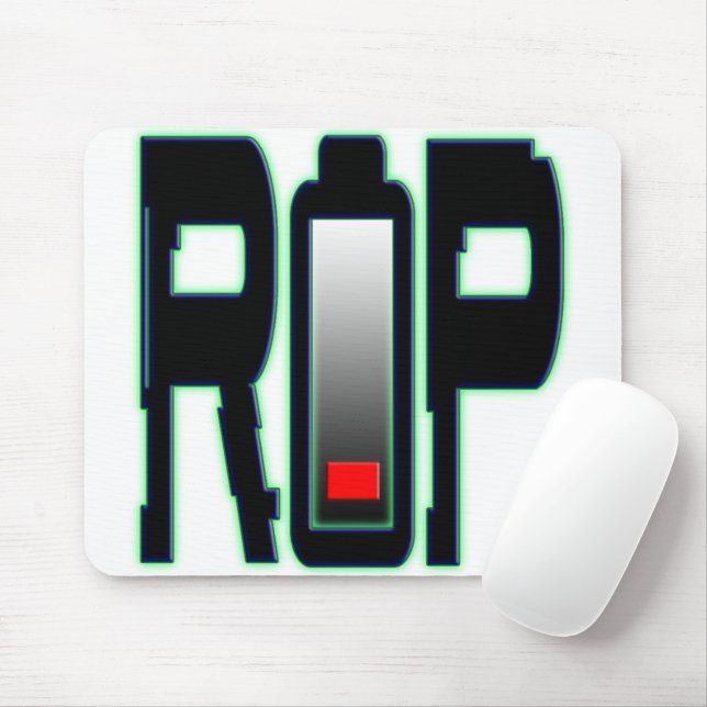 RIP Battery Mousepad Musmatta (Med mus)