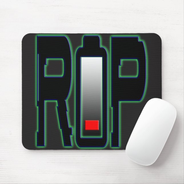 RIP Battery Mousepad Musmatta (Med mus)
