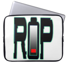 RIP Battery Neoprene Laptop sleeve