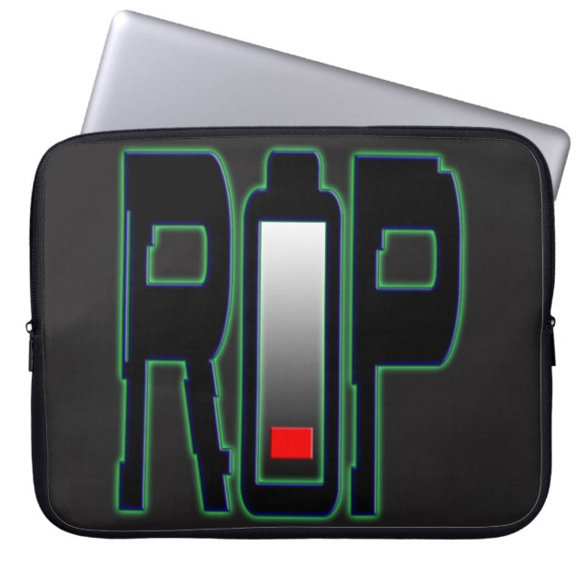 RIP Battery Neoprene Laptop sleeve (Framsidan)