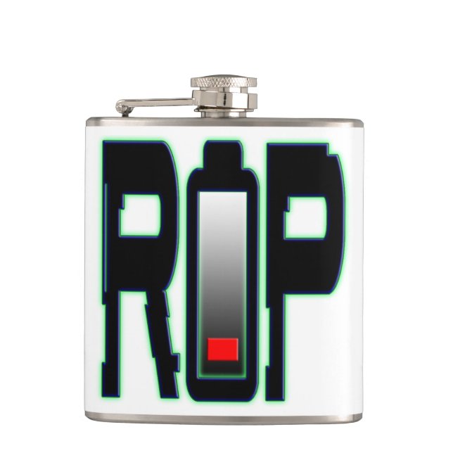 RIP Battery Vinyl Wrappask Fickplunta (Framsidan)