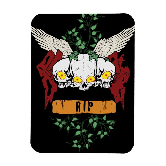 RIP Evil Döskallars Magnet (Vertikal)