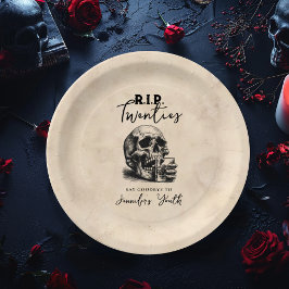 RIP-Födelsedagsfest för Vintagen Skull för 20-årsj