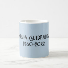 RIP Georgia Guidestones Kaffemugg