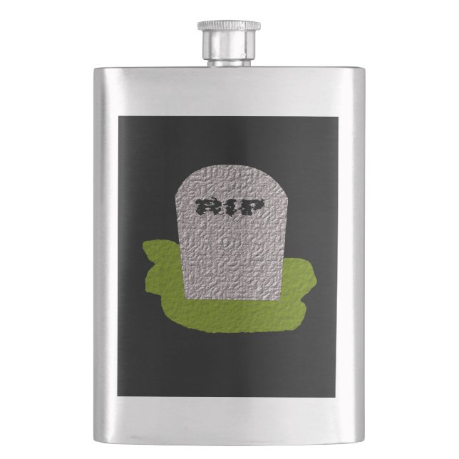 RIP Gravsten Flasks Fickplunta (Framsidan)
