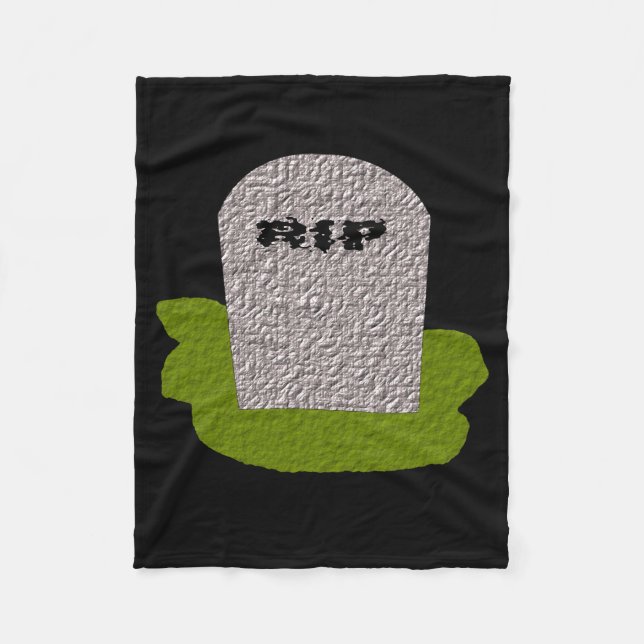 RIP Gravsten Fleece Blanket (Framsidan)
