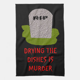 RIP Gravsten Funny Kitchen Towel Kökshandduk