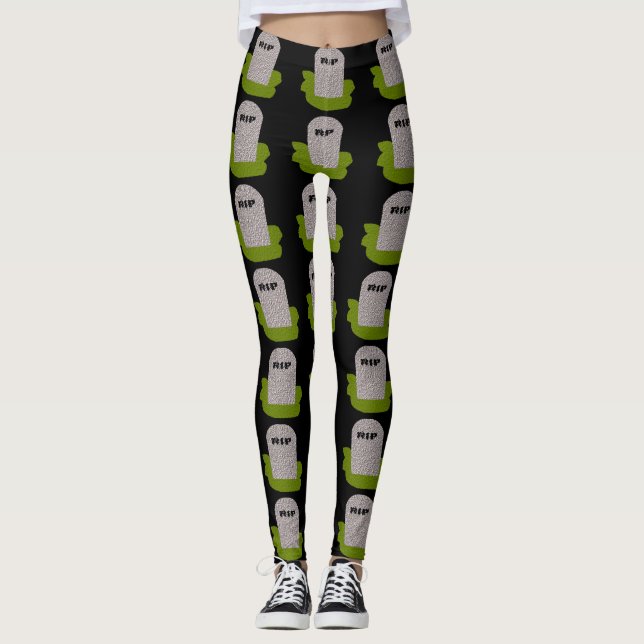 RIP Gravsten Leggings (Framsida)