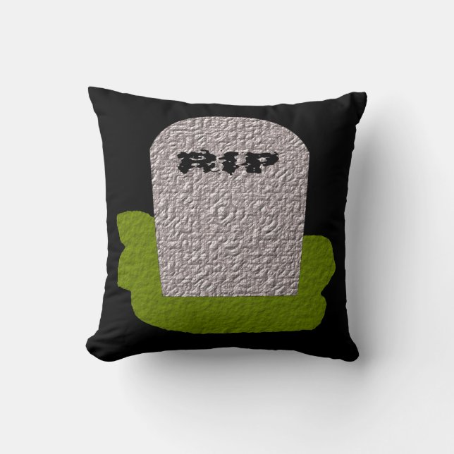 RIP Gravsten Pillow Kudde (Framsida)