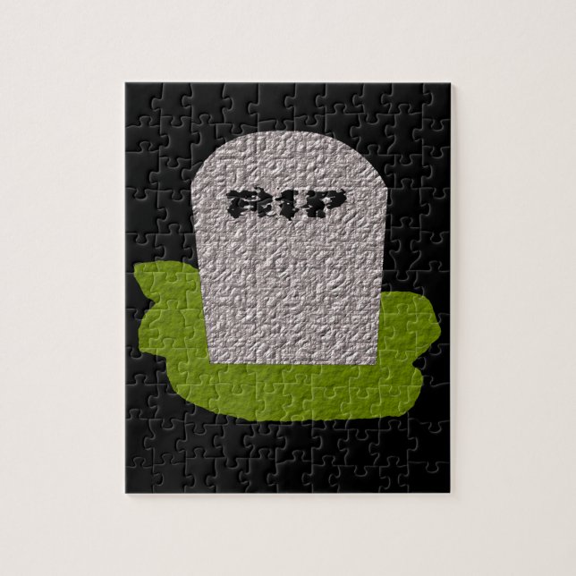 RIP Gravsten Puzzle Pussel (Vertikal)