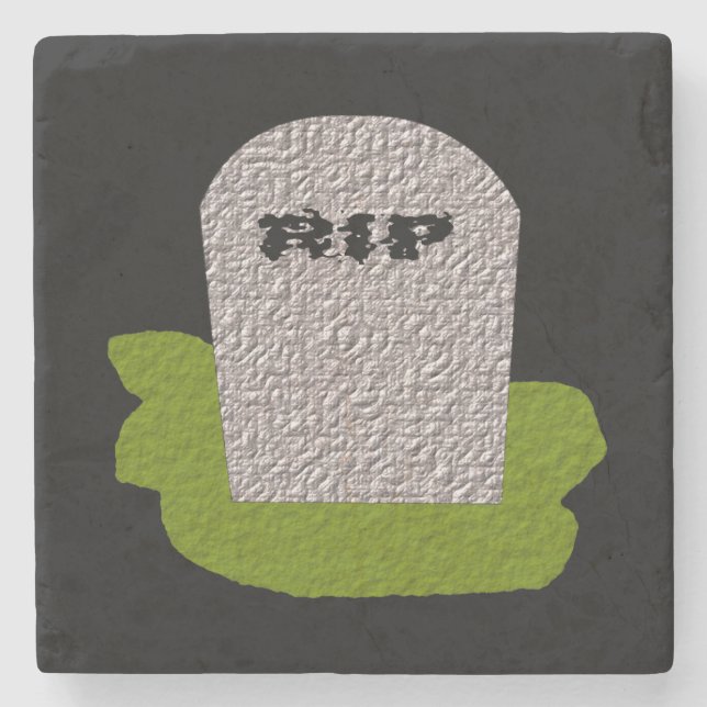 RIP Gravsten Stone Underlägg Sten (Framsidan)