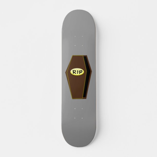 RIP Halloween Coffin of Doom Skateboard (Framsida)