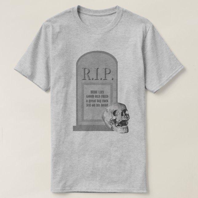 RIP Halloween här Ljuger Fred Gravsten T2 T Shirt (Design framsida)
