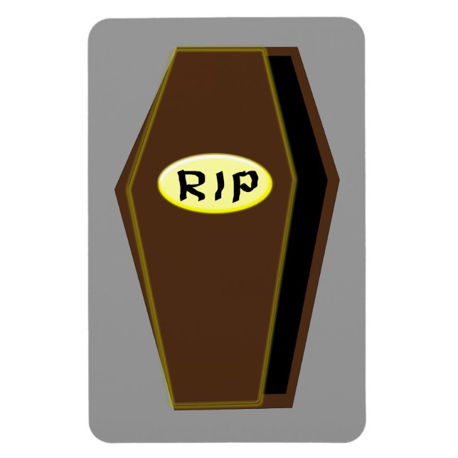 RIP Halloween-kaffe av Doom Magnet (Vertikal)