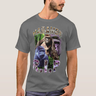 RIP Harambe Vintage HipHop-gåva T Shirt