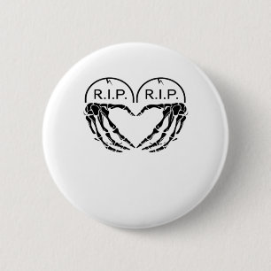 Rip, Hjärtformade design gjord av Gravestones, en Knapp