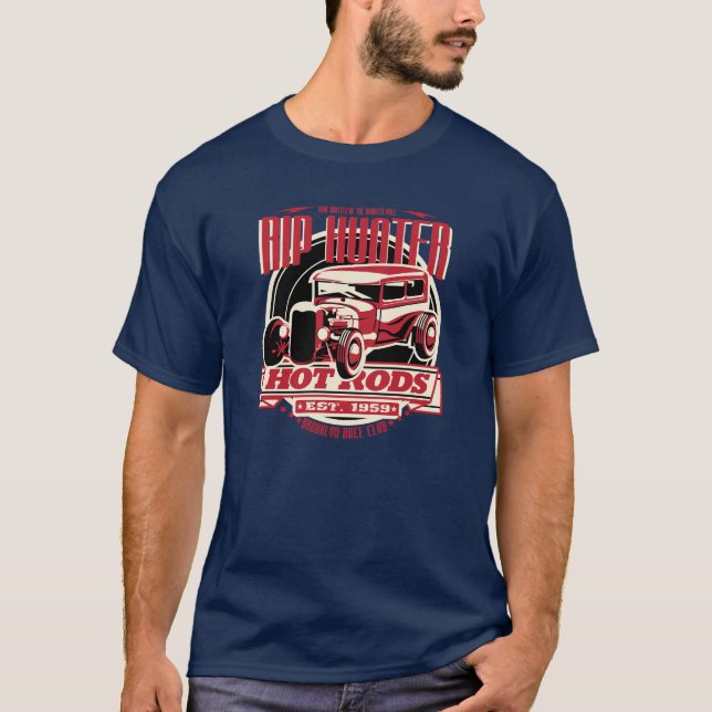 Rip Hunter Hot rod T-Shirt (Framsida)