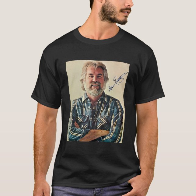RIP Kenny Rogers presentskjorta T Shirt (Framsida)