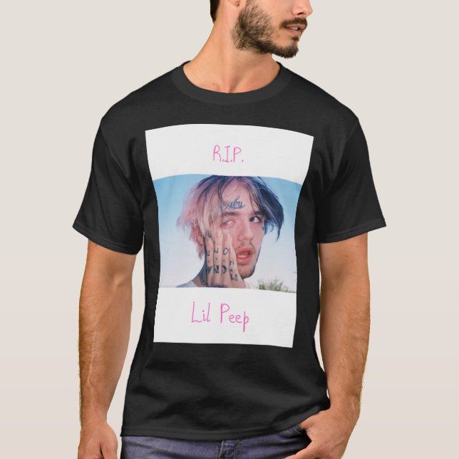 RIP Lil Peep Design Classic T-Shirt (Framsida)