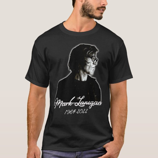 RIP Mark Lanegan 1964-2022 Classic T-Shirt (Framsida)