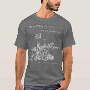 RIP Mars Opportunity Rover Exploration T Shirt