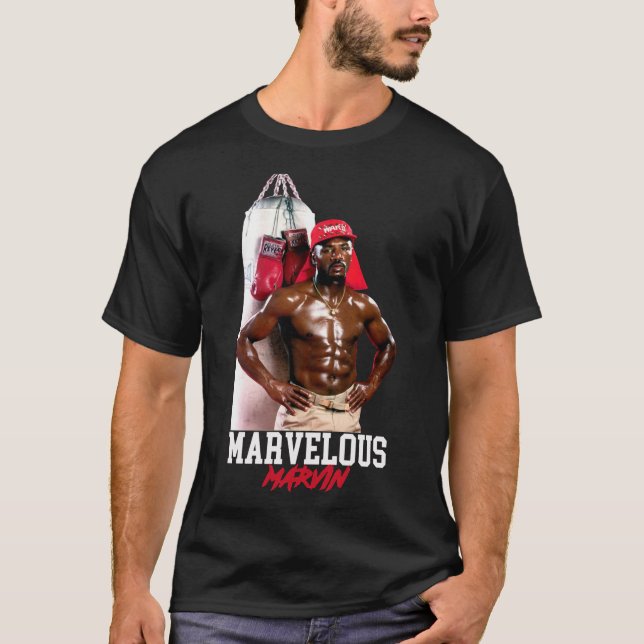 RIP Marvin Hagler Marvelous Classic T-Shirt Essent (Framsida)