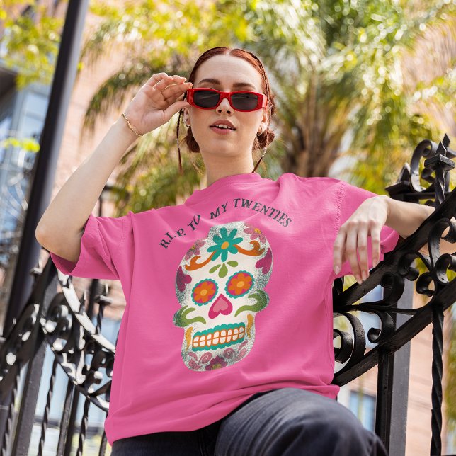 RIP min 20-sekunders Anpassningsbar Message Sugar  T Shirt (Skapare uppladdad)