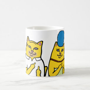 Rip N Dip mugg-gåva för par Kaffemugg