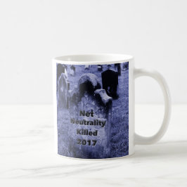 RIP Net Neutrality Gravestone Kaffemugg