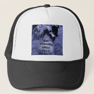 RIP Net Neutrality Gravestone Truckerkeps