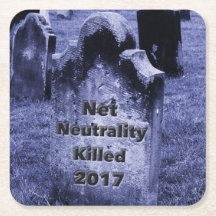 RIP Net Neutrality Gravestone